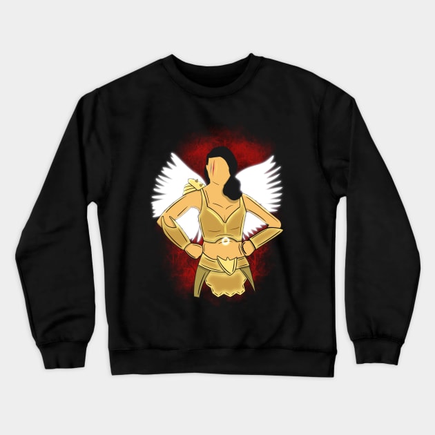 Warrior Sienna Shaw Crewneck Sweatshirt by Jamie Collins